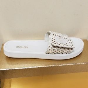 Michael Kors Lasered Pool Slide Sandal
